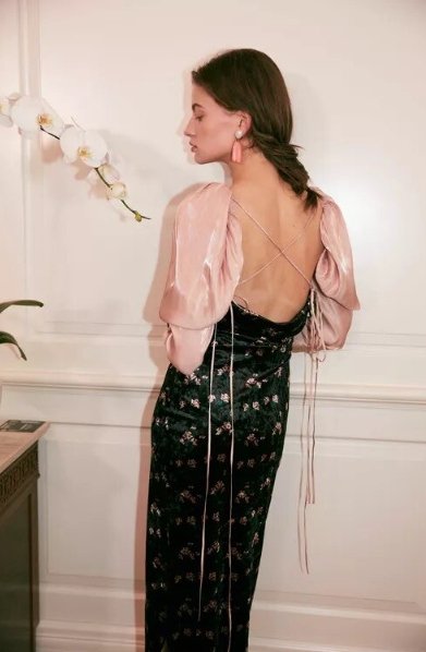 40-Talls Splittkjole