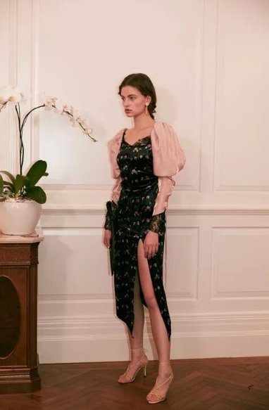 40-Talls Splittkjole