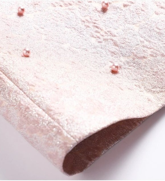 40-Talls Rosa Perlekjole