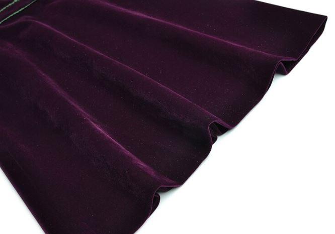 Floral Velvet Dress Fra 40-Tallet