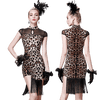 Leopard Charleston Kjole