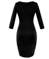 60-Talls Pencil Dress Black