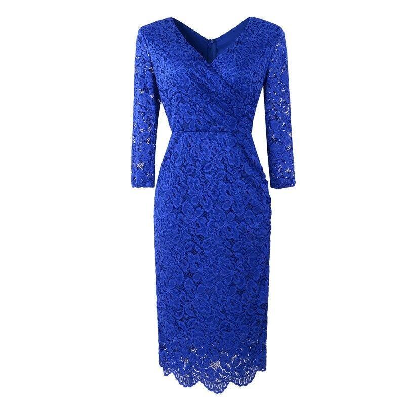 Vintage 50-Talls Blyantkjole Blå