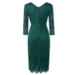 Vintage 50s Pencil Dress Grønn