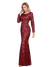 Elegant Aftenkjole - Gatsby Burgundy