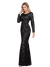Elegant Aftenkjole - Svart Gatsby