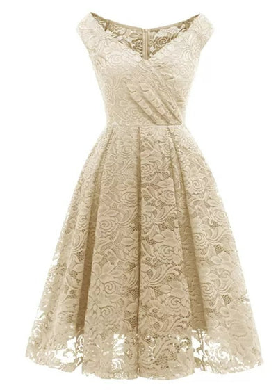 Vintage Ivory Aftenkjole