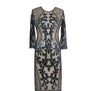 Beige Kveldskjole I Gatsby-Stil