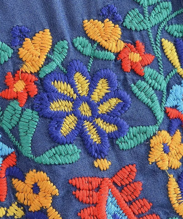 Hippie Rett Kjole Fra 70-Tallet