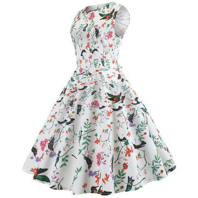 Elegant Feminin Kjole Fra 50-Tallet