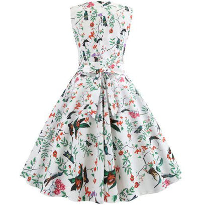 Elegant Feminin Kjole Fra 50-Tallet