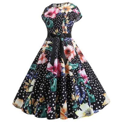 Pin-Up Kjole Fra 50-Tallet