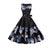 Vintage Lilla Blusset Kjole