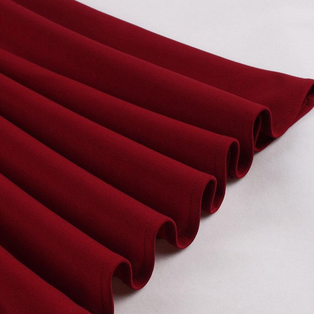 Rød Femtitallskjole Peter Pan Krage