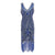 Gatsby-Kjole - Charleston Blue
