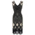 Gatsby Chic Svart Kjole