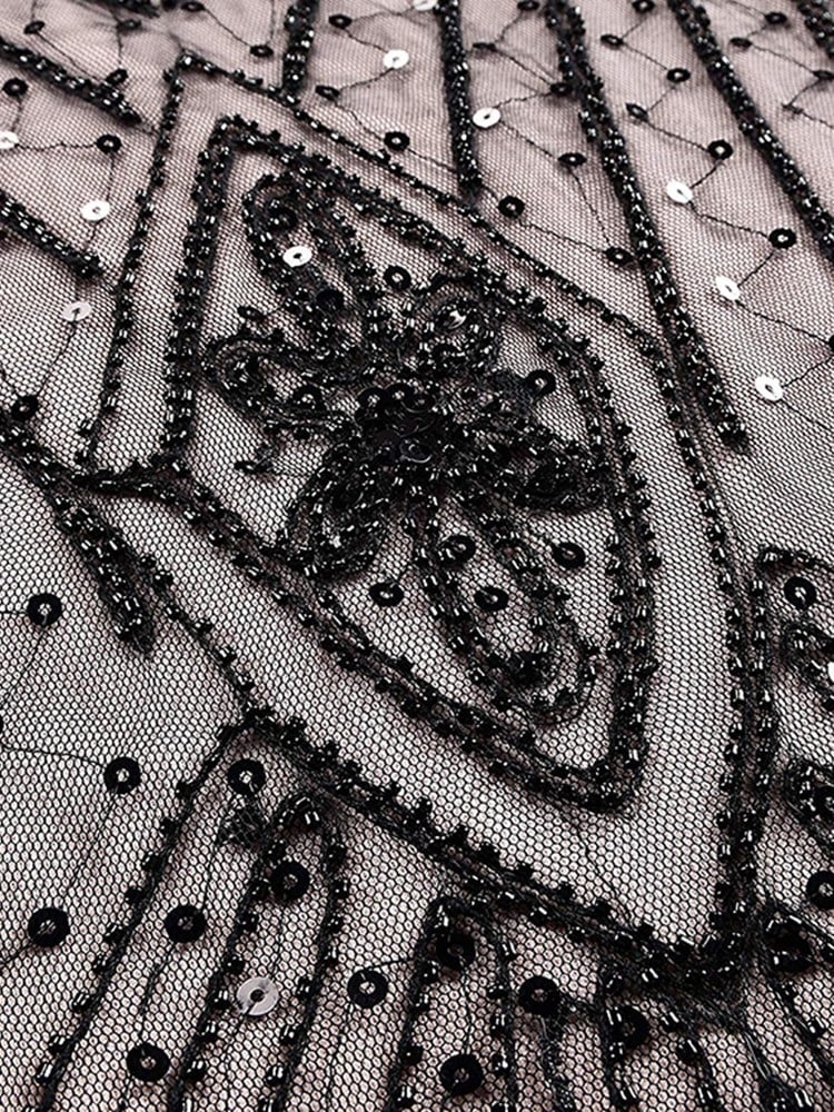 Rosa Haute Couture Lang Gatsby-Kjole