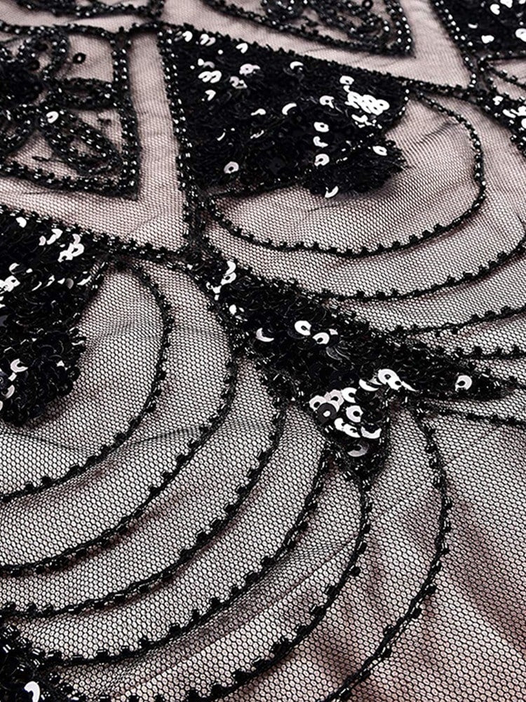 Rosa Haute Couture Lang Gatsby-Kjole