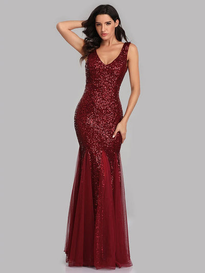 Gatsby Brudekjole - Burgundy