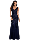Navy Gatsby Brudekjole
