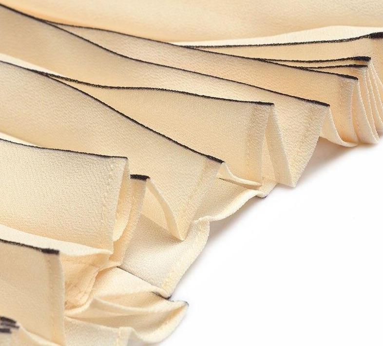 40-Talls Lang Kjole Beige