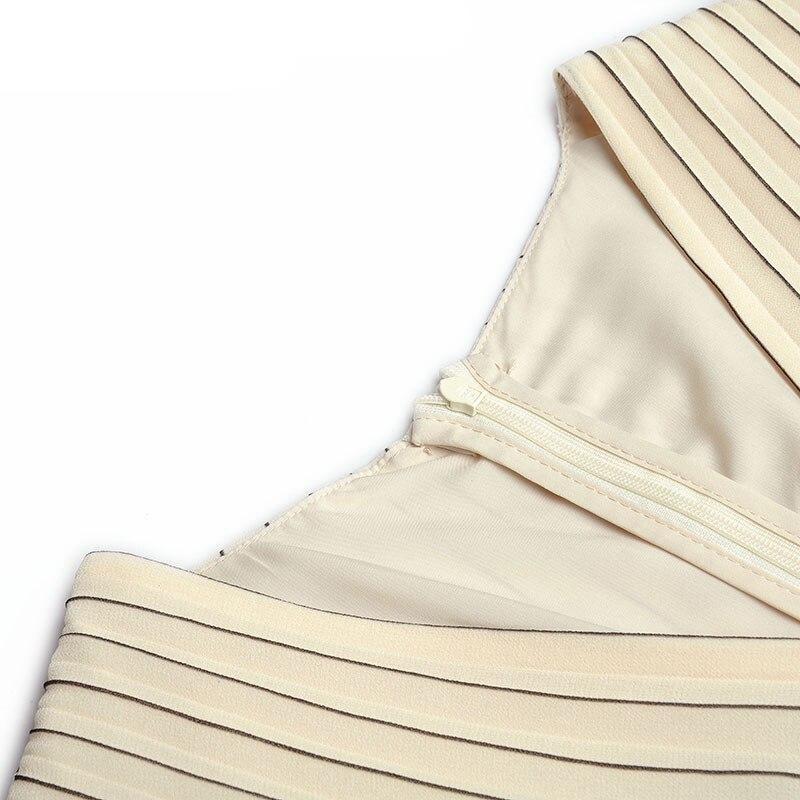 40-Talls Lang Kjole Beige