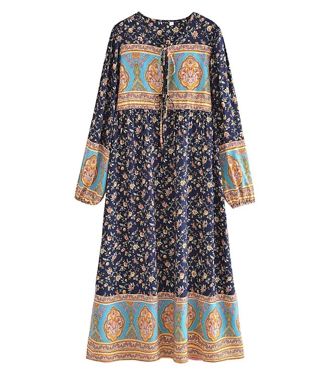 Vintage 70-Talls Lang Kjole