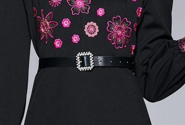 Lang Vintage Blomsterkjole