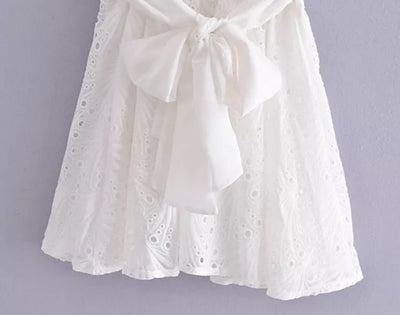 Kort Vintage Brudekjole