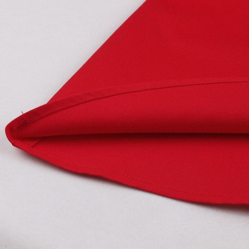 Rød 60-Talls Stroppeløs Kjole