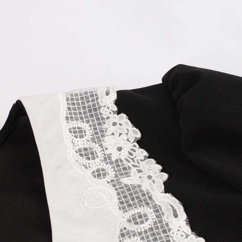 50-Talls Svart Kjole