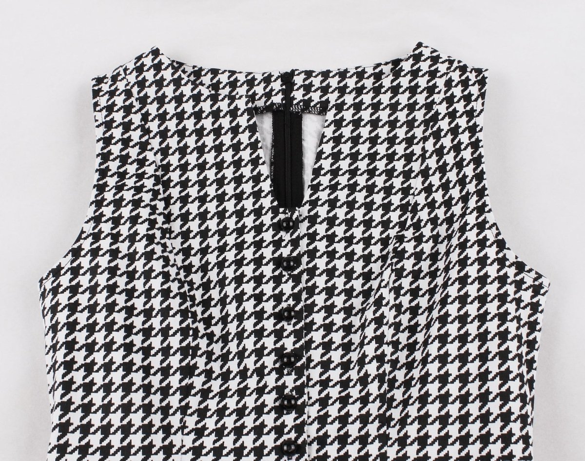 Hvit Vintage Åpen Kjole