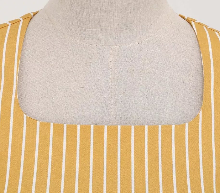 Gul 50-Talls Retrokjole