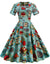 Kjole I Vintage Deco-Stil Fra 50-Tallet