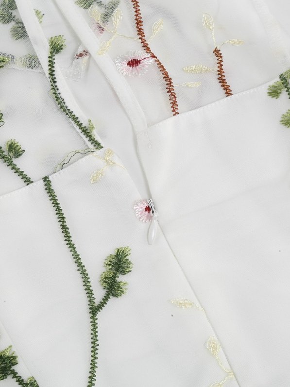 Vintage Blomsterkjole I 50-Tallsstil