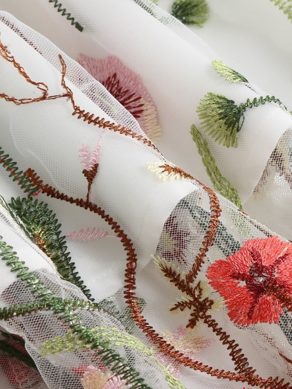 Vintage Blomsterkjole I 50-Tallsstil