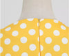 Kjole I 50-Tallsstil Vintage Nyheter Gul
