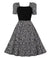 Svart Vintage Kjole I 50-Tallsstil