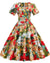Vintage Patchwork-Kjole Fra 50-Tallet