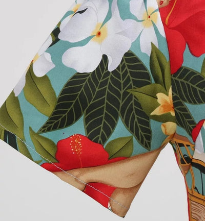 Vintage Patchwork-Kjole Fra 50-Tallet