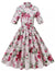 50-Talls Vintage Roses Style Kjole