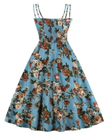 Elegant Kjole I Plussstørrelse I Vintagestil