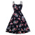 Vintage Stil Kjole Pluss Størrelse Blomster