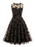 Vintage Style Dress Plus Size Brun