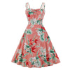 Plus Size Vintage Style Dress Pink