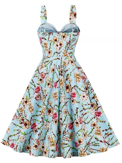 Vintage Tunikakjole Friske Blomster