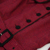 Vintage 50-Talls Burgund Kjole