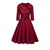 Vintage 50-Talls Burgund Kjole