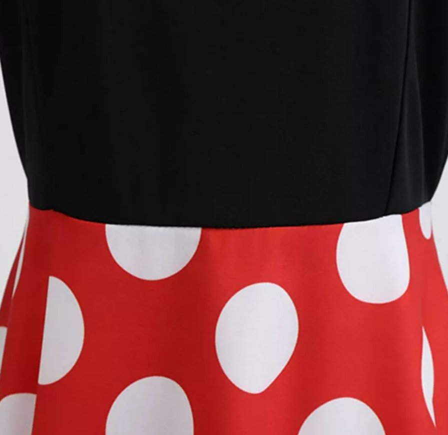 Vintage Engelsk Rød Kjole