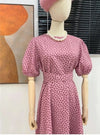 Vintage Rosa Kjole Fra 1940-Tallet